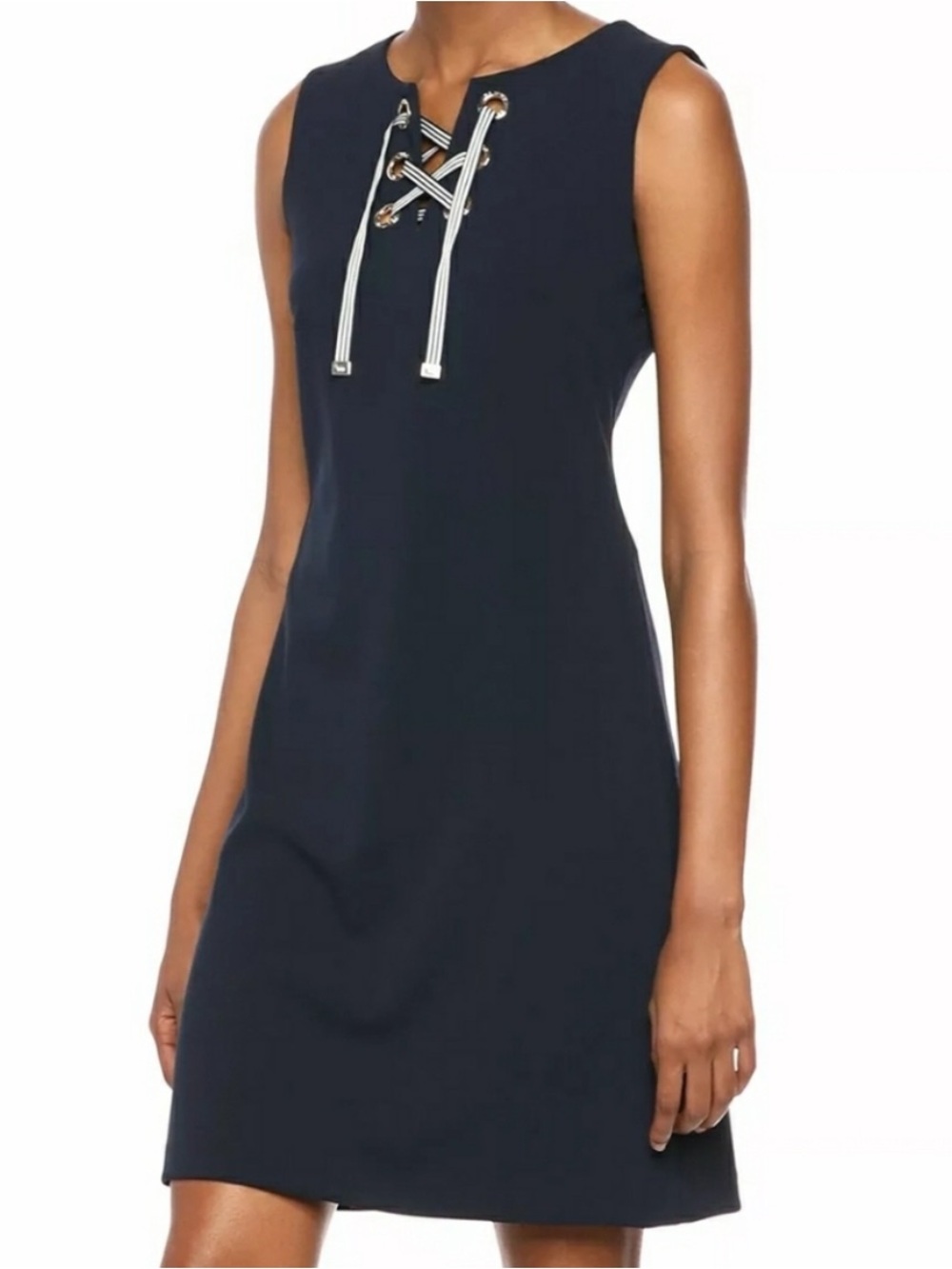 Tommy Hilfiger Lace Up Sheath Dress 4